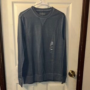 NWT Club Room Men’s Wedgewood Blue  Long Sleeve thermal shirt Size Small